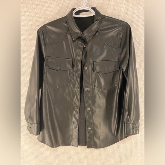 Zara Faux Woman's Leather Jacket | Size 10 - Picture 1 of 7